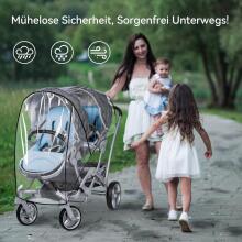 Universal Rain Cover for Twins Art.9161 Universal rain cover for a stroller (twins/twins)