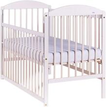 Drewex Lisek Grey Art.91749  детская кроватка с опускающейся боковиной 120x60см