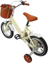 Kids Bike Wheels Collas 12' Beige Art.92089  Детский двухколесный велосипед с дополнительными колёсиками