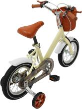 Kids Bike Wheels Collas 12' Beige Art.92089  Детский двухколесный велосипед с дополнительными колёсиками