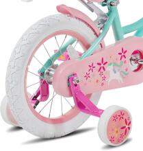 Joystar Kids Bike Wheels Collas 12'  Art.92090 Mint Children's two-wheeled bicycle with additional wheels