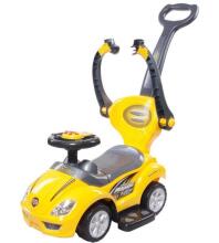 Sunbaby J05.008.1.2 [N0119] Mašīna ar stumjamo rokturi MEGA CAR yellow