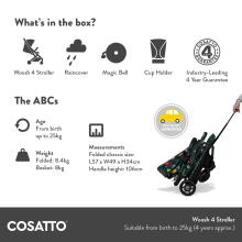 Cosatto Woosh 4 Pushchairs Art.92241 Jungle Детская прогулочная коляска