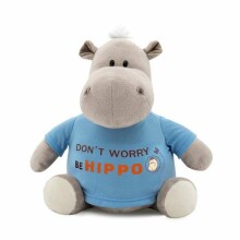 Orange Toys Po the Hippo: Be Hippo 15 Art.MS6207/15  Мягкая игрушка Бегемот в футболке (15см)