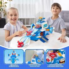 Super Wings The World Aircraft Art.92418 Rotaļu komplekts, lidojoša lidosta ar figūrām