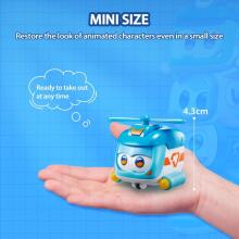 Super Wings Super Pets Art.92420  Komplekts ar maināmām sejas izteiksmēm un zibspuldzes efektu