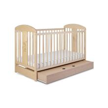 La Bebe™ Kids Wood Cot Tomi 18 Art.92455 Natural Детская деревянная кроватка 120x60см