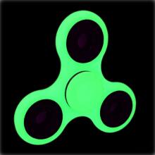 Hand Spinner Art.FS-23 Ручная вертушка-спиннер, светится в темноте, 7см