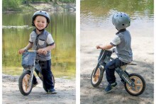 KinderKraft Runner Nature Детский велосипед/бегунок с деревянной рамой