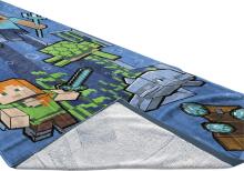 Carbotex Beach Towel Minecraft Art.MC2410254-R Bērnu mīksts dabīgas kokvilnas dvielis 70х140cm