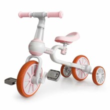 Eco Toys Push Bike 4 in 1 Art.LC-V1311 Pink Bērnu skrējritenis ar metālisko rāmi