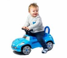 Caretero Push Car Cart Col.Blue Bērnu stumjamā mašīna