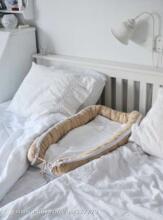 La Bebe™ Babynest Art.93328 Silver Deco Ligzdiņa - kokons jaundzimušajiem