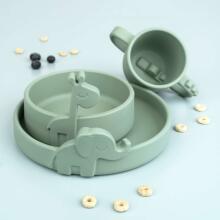 Done by Deer Peekaboo plate Elphee, Green