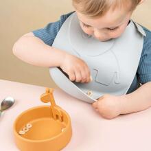 Done by Deer Peekaboo first meal set Deer friends Multicolor