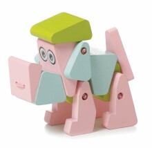 Cubika Art.LA-1 Koka rotaļlieta Suns akrobāts