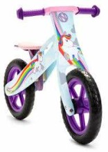 Aga Design Art.93393 Unicorn Детский велосипед/бегунок с резиновыми колёсами
