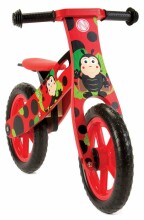 Aga Design Art.93394 Ladybird Детский велосипед/бегунок с резиновыми колёсами