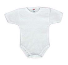 Makoma Art.0311 Body White  Zīdaiņu bodiji ar īsām piedurknēm (56-92сm)