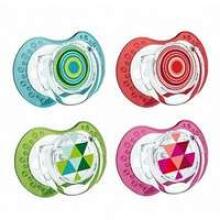 Lovi Etno Pink Art.22/834 Силиконовые пустышки с колечком 2 шт.3-6мес.