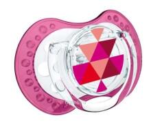 Lovi Etno Pink Art.22/834 Силиконовые пустышки с колечком 2 шт.3-6мес.