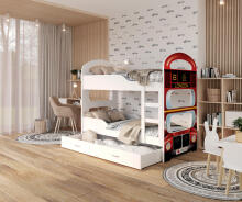 AJK Dominik N Art.93663  Детская и молодежная двухъярусная кровать 160x80см