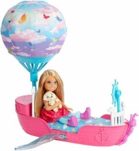 Barbie Dreamtopia Art.DWP59 Komplekts lelle Chelsea ar laivu