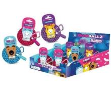 Kids Krafts Gooballz Jumbo Art.GP231 Антистрессовый мягкий силиконовый мячик c держателем