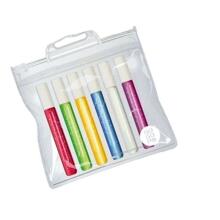 Kids Krafts Glitter Glue Art.GP030  Блестящий клей,6 шт