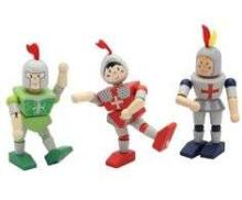 Kids Krafts Art.WD201 Attīstoša koka rotaļlieta Bruņinieki