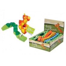 Kids Krafts Wood Twisty Jungle Animals Art.WD157