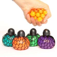 Keycraft Gooey Mesh Keyring Art.NV159 Антистрессовый мягкий силиконовый мячик-брелок c держателем