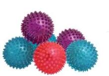 Keycraft Flashing Spikey Air Balls Art.GL134 Masāžas bumba  ezītis ar gaismu,1 gab. (diametrs 8 cm)
