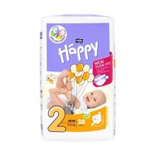 Happy Mini Bērnu autiņbiksītes 2 izmērs no 3-6kg, 38gab.