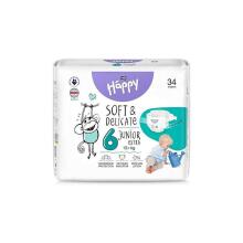 HAPPY Junior Extra Art.BB-054-JX34-W02 подгузники размер 6 15+кг 34 шт.