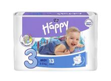 Happy Midi Bērnu autiņbiksītes 3 izmērs no 5-9kg, 13gab.
