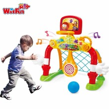 Winfun Art.6001 Fun Goal Set  Muzikāla attīstošā interaktīvā rotaļlieta  ar gaismas un skaņu efektiem