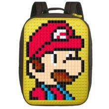 Upixel Canvas Classic Pixel Black Art.WY-A001 Пиксельный рюкзак с ортопедической спинкой