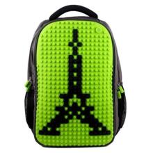 Upixel Double Pixel Green Art.WY-A009 Пиксельный рюкзак с ортопедической спинкой для ноутбука