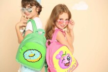 Upixel Mini Backpack Green Art.WY-A012 Детский пиксельный рюкзак