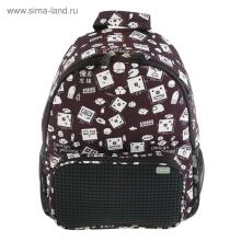 Upixel Floating Puff Pink Art.WY-A025 Детский пиксельный рюкзак с ортопедической спинкой