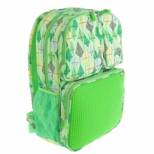 Upixel Joyful Kiddo Green Art.WY-A026 Детский пиксельный рюкзак с ортопедической спинкой