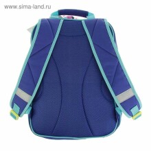 Upixel Geometry Neverland Schoolbag Blue Art.WY-A022 Bērnu mugursoma ar ortopēdisku atzveltni