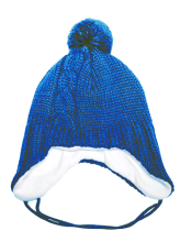 „Lenne'18“ megzta kepurė „Jeno“, 17379/637, šilta kūdikių kepurė žiemai (48–52)