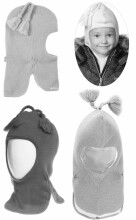 Lenne '18 Mac Art.17582/390 Теплая вязанная шапка шлем для малышей (разм.: 46, 48, 50, 52, 54)