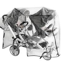 Universal Rain Cover for Twins Art.94532 Универсальный дождевик для коляски (двойни/близнецов)