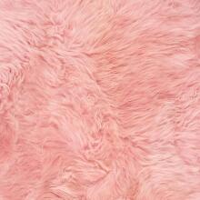 Natur Wool Art.9455  Ковер из овечьей шкуры (XL) Розового цвета 110 cm