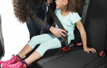 „Mifold The Grab & Go Booster Pearl Grey“. Art.MF01-EU / COM sulankstoma automobilinė kėdutė vaikams nuo 4 iki 12 metų