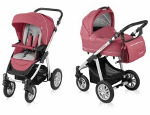 Baby Design Lupo Comfort Pink Art.94916  Детская прогулочная коляска 2в1
