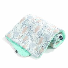 La Millou Velvet Collection Captain Toddler Blanket  Powder Pink Art.95378 Высококачественное детское двустороннее одеяло (80x100 см)